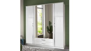 Leder und hochglanzweiss fur den flur ikea pax schrank ikea. Kleiderschrank Trio Schrank In Weiss Hochglanz Chrom 180 Cm Mit Spiegel