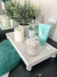 More details handcrafted tray with mirrored bottom. Simple Raised Tray 100 Things 2 Do