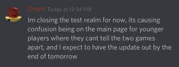 If that doesn't help, try this link. Bee Swarm Leaks On Twitter The Test Realm Is Closed In Preparation For The Upcoming Update To The Official Game It May Reopen In The Future To Test The Next
