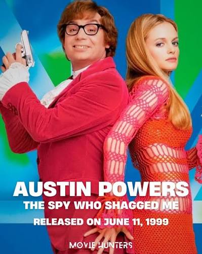 Released on this day Austin Powers: The Spy Who Shagged Me (1999) Genre :  Comedy / Action Release date: June 11, 1999 Director: Jay Roach # austinpowers #june11 #releasedonthisday #cinemahistory #moviehunters01
