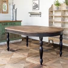 Eloise Reclaimed Wood Table With Black Base Oval Dining Room Table Farmhouse Table Chairs Oval Table Dining