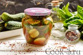 огурцы с кетчупом чили на литровую банку без стерилизации Ogurcy S Ketchupom Chili Na Zimu V Litrovyh Bankah Recept S Foto