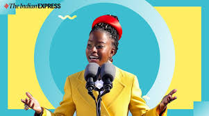 Amanda gorman, the nation's first national youth poet laureate, reads at the inauguration of president joe biden in the nation's capital on wednesday, january 20, 2021. Kbraptr2fsey4m