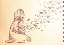 O All Those Who Can T Keep The Butterflies Inside Happy Valentine S Art Draw Drawing Illustration Concept Conceptart D Cartoon Drawings Hippie Art Art