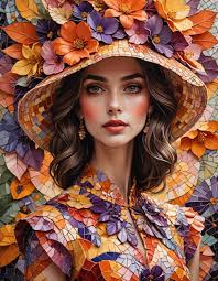 Françoise Mosaïcale -thanks original prompt used.