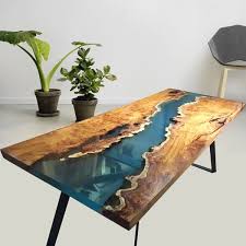 I'll show you how to pour thick epoxy resin pours, how to cut a waterfall joint, and how to finish an epoxy river table. Water Clear Epoxy Resin For Home Design Wood River Table Buy Epoxy Resin Wood Table Wood River Table Water Clear Product On Alibaba Com