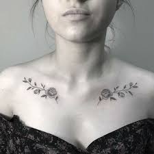 25 Cool Tattoos By Julia Shpadyreva Chest Tattoos For Women Bone Tattoos Collar Bone Tattoo