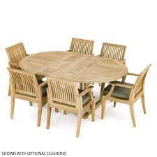 7 Pc Martinique Laguna Teak Dining Set In 2020 Teak