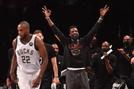 James harden passed to kevin durant for what proved to be the winning shot, and the bucks' khris middleton missed in the final second. Jeff Green James Harden Out But Progressing Nicely Both Travel To Milwaukee Netsdaily