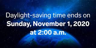 When local daylight time is about to reach sunday, november 7, 2021, 2:00:00 am clocks are turned backward 1 hour to sunday, november 7, 2021, 1:00:00 am local standard time instead. Daylight Saving Time Ends November 1 2020 It S A Stupid Ritual