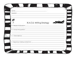 Race Writing Strategy Graphic Organizer Race Writing Races Writing Strategy Writing Strategies