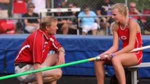 Alberto mier/cnn sandi morris reacts during a competition in albuquerque, new mexico, earlier this. Returning Home Sandi Morris Builds Pole Vault Area With Dad