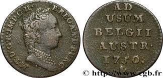 Belgica Paises Bajos Austriacos 1 Liard 1750 Anvers Fwo 497684 Monedas Del Mundo