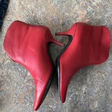Anine Bing Red Annabelle Ankle Boots Booties Size Eu 41 Approx Us 11 Regular M B