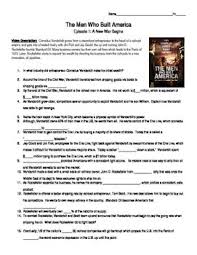 The Men Who Built America Episode 1 A New War Begins Video Guide Political Cartoon Analysis History Channel Social Studies Teacher