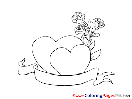 Select from 36755 printable crafts of cartoons, nature, animals, bible and many more. Roses Hearts Children Valentine S Day Colouring Page