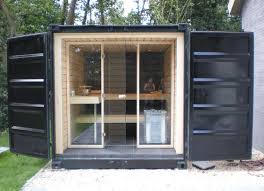 Pin Von Kneipp Benelux Auf Ideeen Voor Het Huis Aussensauna Container Hausplane Sauna Im Garten