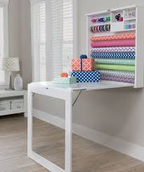 Fold Down Gift Wrap Table Wrapping Paper Storage Gift Wrapping Station Craft Room