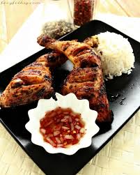 Tired Of The Old And Usual Chicken Barbecue Try Filipino Chicken Inasal Marinated In Vinegar And Oth Real Food Recipes Chicken Inasal Recipe Barbecue Chicken