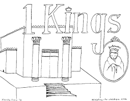 Create a large timeline on the wall or a portable timeline in a binder. 1 Kings Bible Coloring Page Bible Coloring Pages Bible Coloring Books Of The Bible