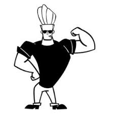 Coloring Johnny Bravo Cerca Con Google Black And White Cartoon Johnny Bravo Color
