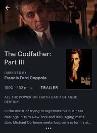 I think Godfather 3 the coda cut is fantastic. : r/Letterboxd