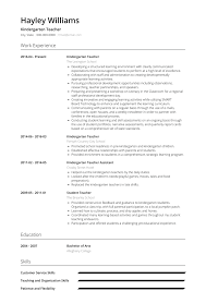 Top teacher cv examples + how to tips and tricks that will help your resume jump to the top of job applicants in the industry. Kindergarten Teacher Resume Samples And Templates Visualcv