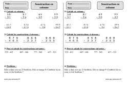 Si vous souhaitez travailler avec ou sans report d'addition (retenue). Evaluation Soustraction Sans Retenue Ce1 Ipotame Tame Ce1 Problemes Les Choix Didactiques Proposes Par Remi Brissiaud Rendent Compte Des Possibilites De Calcul Reflechi Au Cycle 2