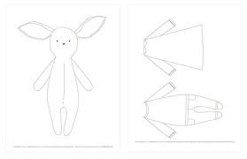 Print this cute little guy for your easter arts and crafts for the classroom or the home. Free Easter Bunny Printables Tortagialla