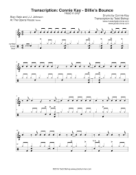 A Blog About Playing The Drums With A Focus On Jazz Funk And Latin Hundreds Of Pages Of Practice Materials And T Drum Sheet Music Sheet Music Transcription