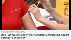 The faster people are vaccinated, the less chance the virus will have to develop a new mutation. Queensland Premier Annastacia Palaszczuk S Fake Flu Vaccination Sparks Conspiracy Theories 7news Com Au