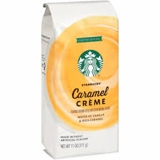 For best taste, use cold, filtered water and store ground coffee in a cool, dark place Starbucks Caramel Creme Ground Coffee 11 Oz Metro Market