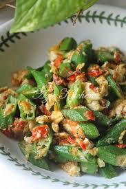 Pukul gula aising dan peanut butter hingga rata kemudian masukan serbuk kacang. Bendi Goreng Telur Yang Mudah Dan Sedap Azie Kitchen