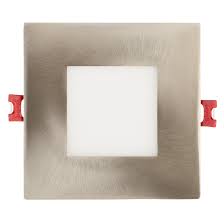 Maybe you would like to learn more about one of these? Globe Electric Dimmable Recessed Light Square 9w Led Brushed Nickel 91109 Rona