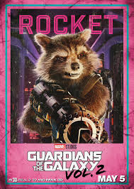 Guardians of the galaxy videos. Guardians Of The Galaxy 2 Poster Rocket Raccoon Bradley Cooper Apocaflix Movies
