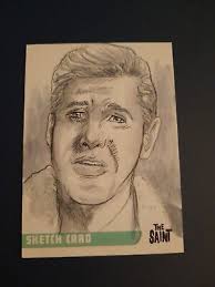 The Saint Sketch Card By Mark Stroud, Unstoppable Cards Series 2 2018