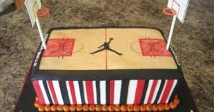 Chicago Bulls Basketball Court Cake Basketball Cake Chicago Bulls Cake Basketball Birthday Cake