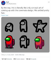 Dibujos faciles de among us. Among Us Asi Se Veian Los Primeros Personajes Tierragamer