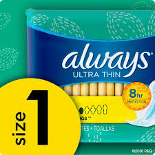 Always Ultra Thin Regular Pads With Wings Unscented 1