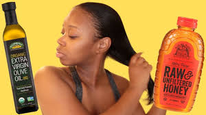 How To Fix Dry Damaged Hair Using Honey Olive Oil Pre Poo Youtube