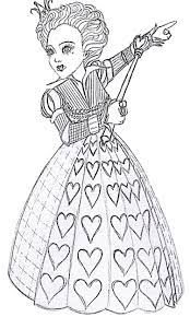 Colour in the queen of hearts from the alice in wonderland stories. Pin On Alice In Wonderland