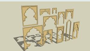 How do i draw in 3d using a pencil on paper? Islamic Arches 3d Warehouse
