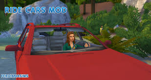 The video game the sims 4. Ride Cars Mod Simsworkshop