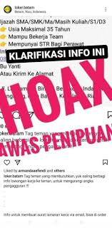 Termasuk pemenpanrb no.27/2021 tentang pengadaan cpns, permenpanrb no.28/2021 tentang pengadaan pppk untuk jabatan fungsional guru pada instansi daerah tahun 2021. Lowongan Kerja Uptd Puskesmas Sungai Panas Adalah Hoax Surya Kepri