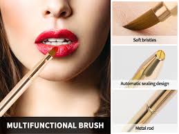 Amazon.com: Unaone [2 Pack] Lip Brush for Lipstick, Retractable Lip  Brushes, Dual-ended Makeup Brush for Lipstick Lip Gloss, Include Lid :  Beauty & Personal Care