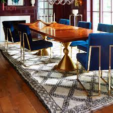 Navy walls and chairs are highlighted by the inclusion of great decorative accents. China Home Furniture Restaurant Use Navy Blue Velvet Dining Chair For Dining Room Hotel Event Usage China Chair Dining Chair
