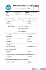 Demikianlah artikel kali ini tentang latihan soal dan kunci jawaban pilihan ganda pai kelas 7 bab 6 semester 1/2 kurikulum 2013: Ph Pai Kelas 6 Bab 6 Worksheet