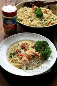 Resep Spicy Aglio E Olio Dengan Udang Makan Malam Resep Pasta Resep Masakan