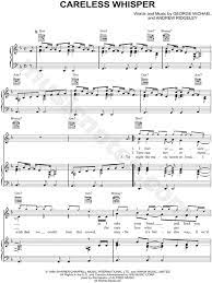 5yis p i y 5 yis 5 p i 6 t. George Michael Careless Whisper Sheet Music In D Minor Transposable Download Print Sku Mn0060426