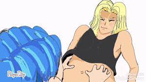 Bulma tickle Android-18 animation - YouTube